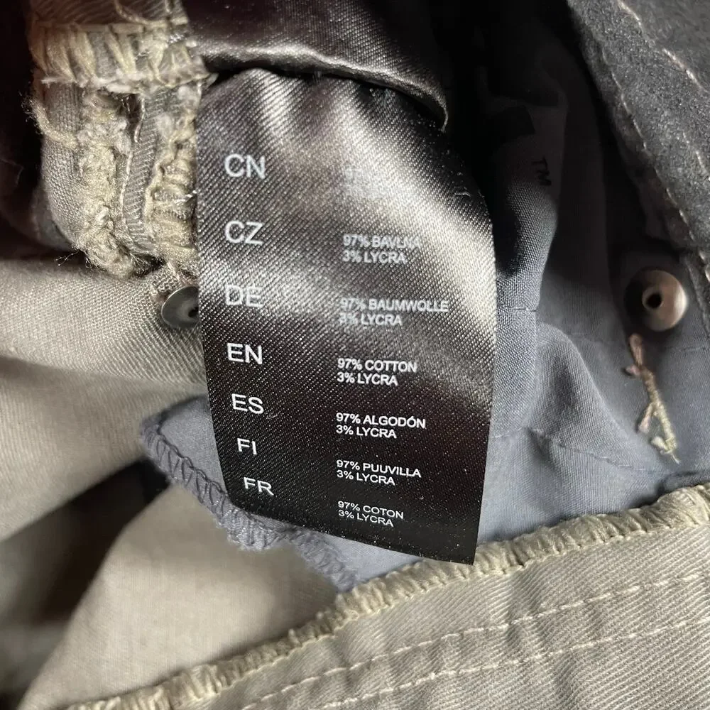 Kuhl Rebel Saddle-Stitched Jeans Men's 34X30 Gray Twill Fabric Outdoor Trail